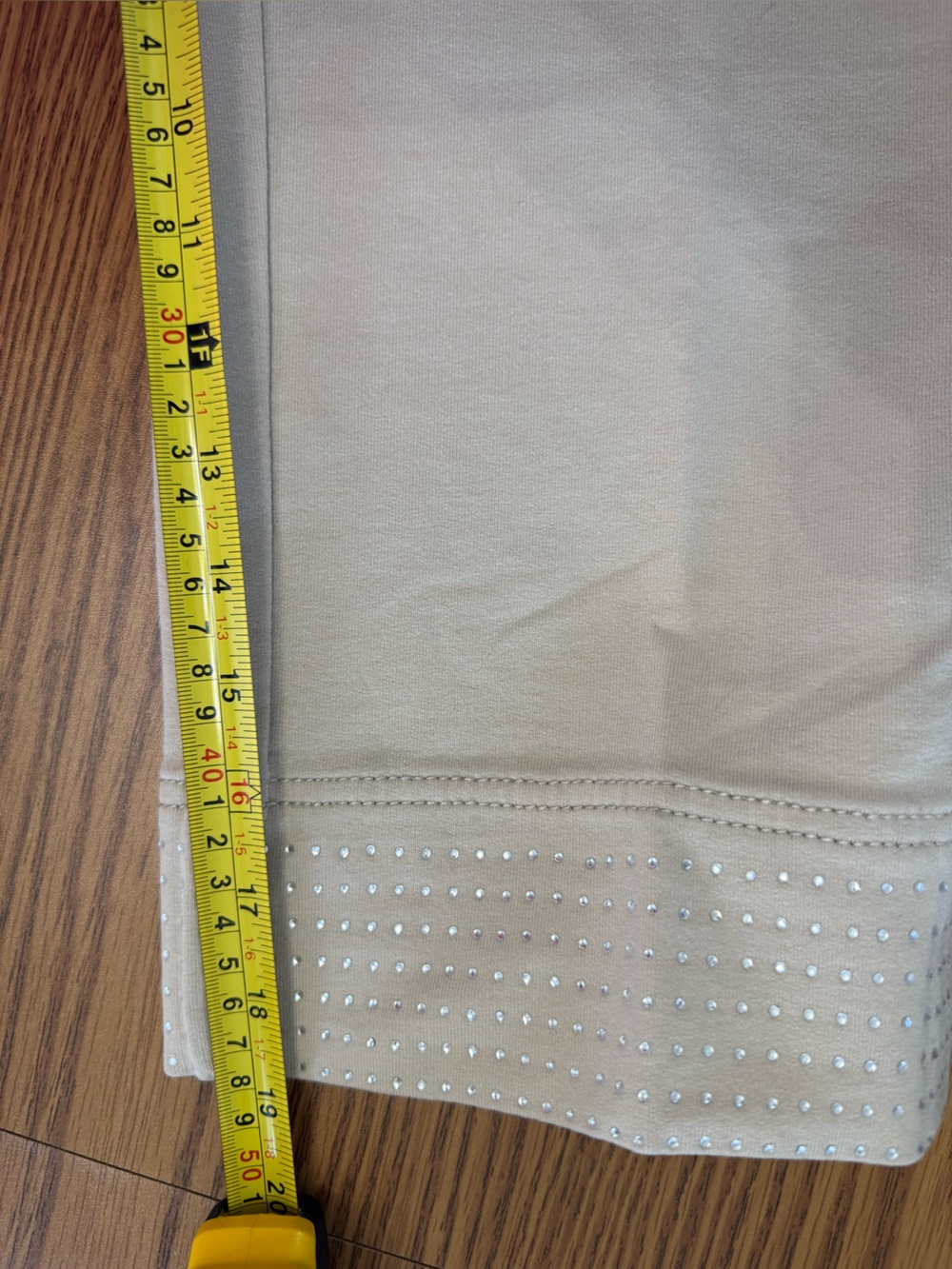 Bling Quacker Factory Sand Dream Jeannes Capris, Pedal Pushers, Skimmer-Stretch - Picture 16 of 16
